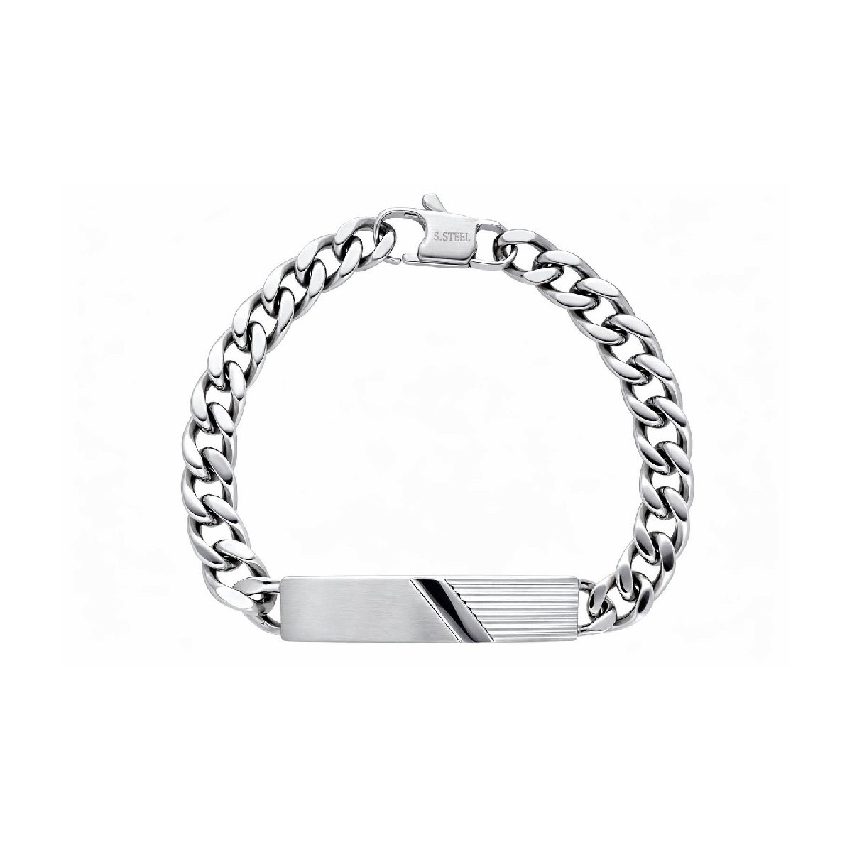 Pulsera acero 9mmx21cm - 87CD047BR