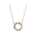Colgante plata y circonitas 14mm - LAD3157CL-D