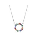 Colgante plata y circonitas 14mm - LAD3157CL