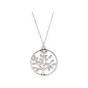 Colgante plata y circonitas 20mm - LAD3158CL