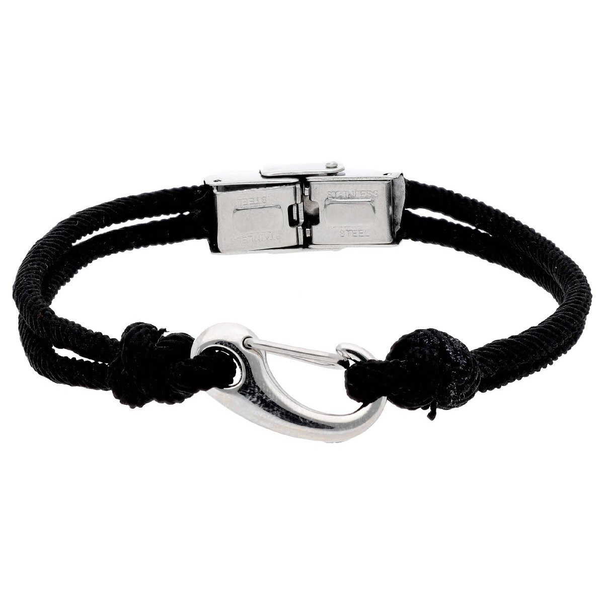 Pulsera acero y cuerda náutika - NTKCB02-3