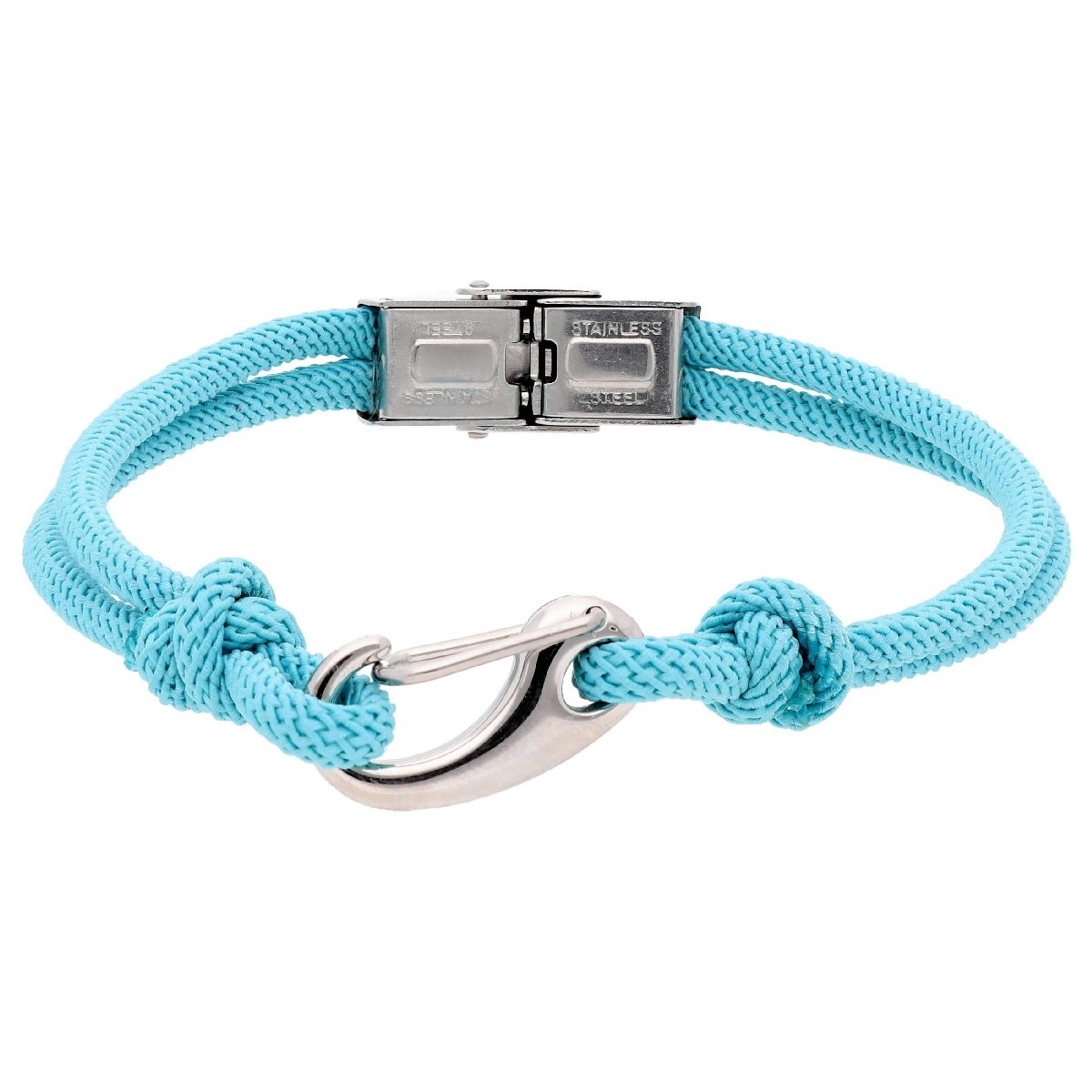 Pulsera acero y cuerda náutika - NTKCB02-4