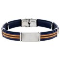 Pulsera piel y acero - 84BA1590