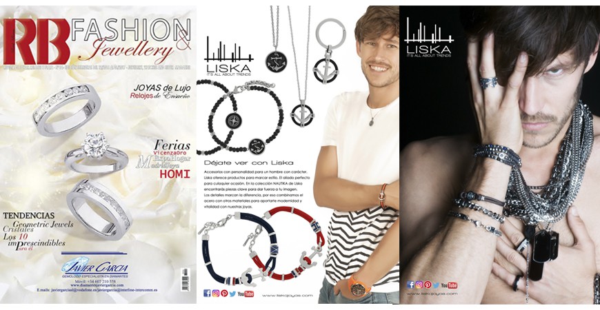 Colección de joyas de lujo para hombres